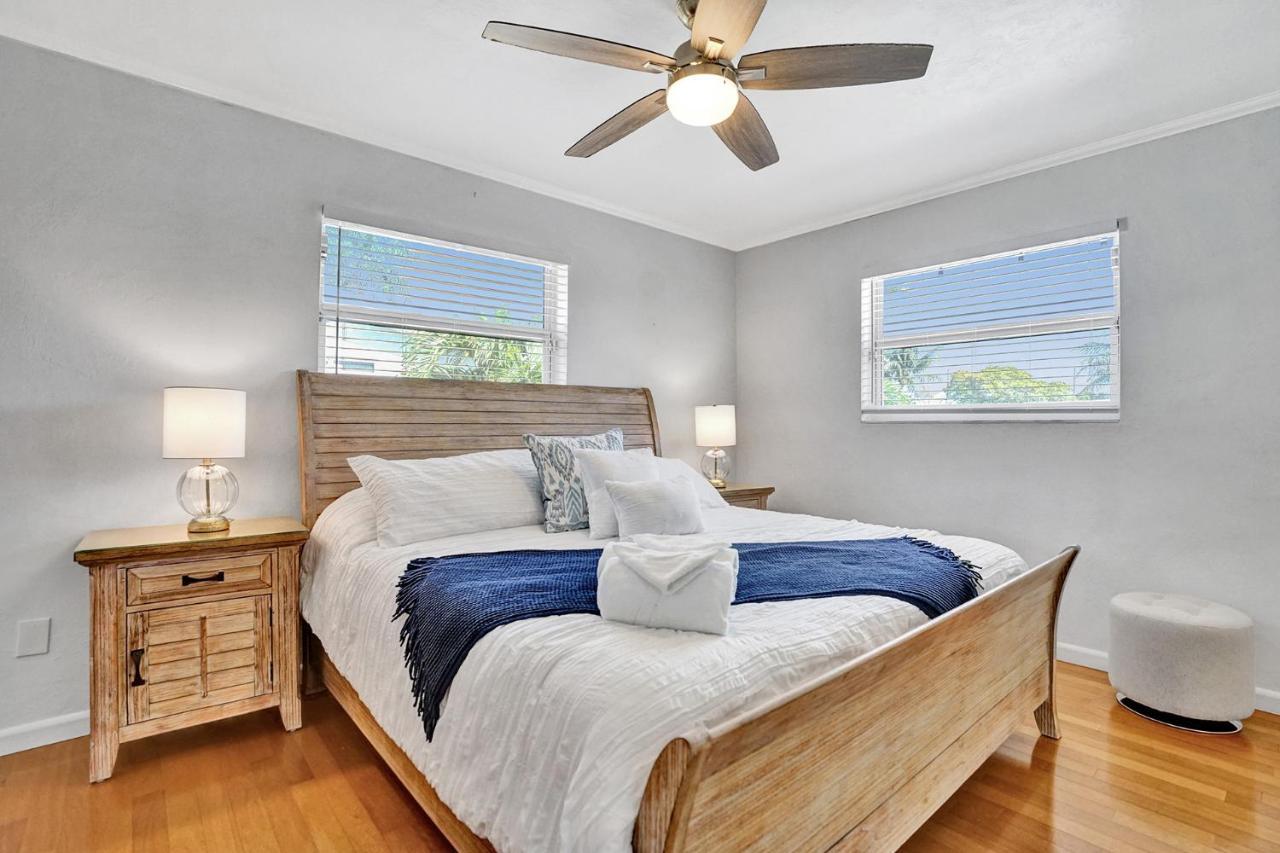 New! Waterfront Heated Pool & Jacuzzi 2 Mi To Beach - Fishing Pier Relaxing Spa & Hammock Fort Lauderdale Dış mekan fotoğraf