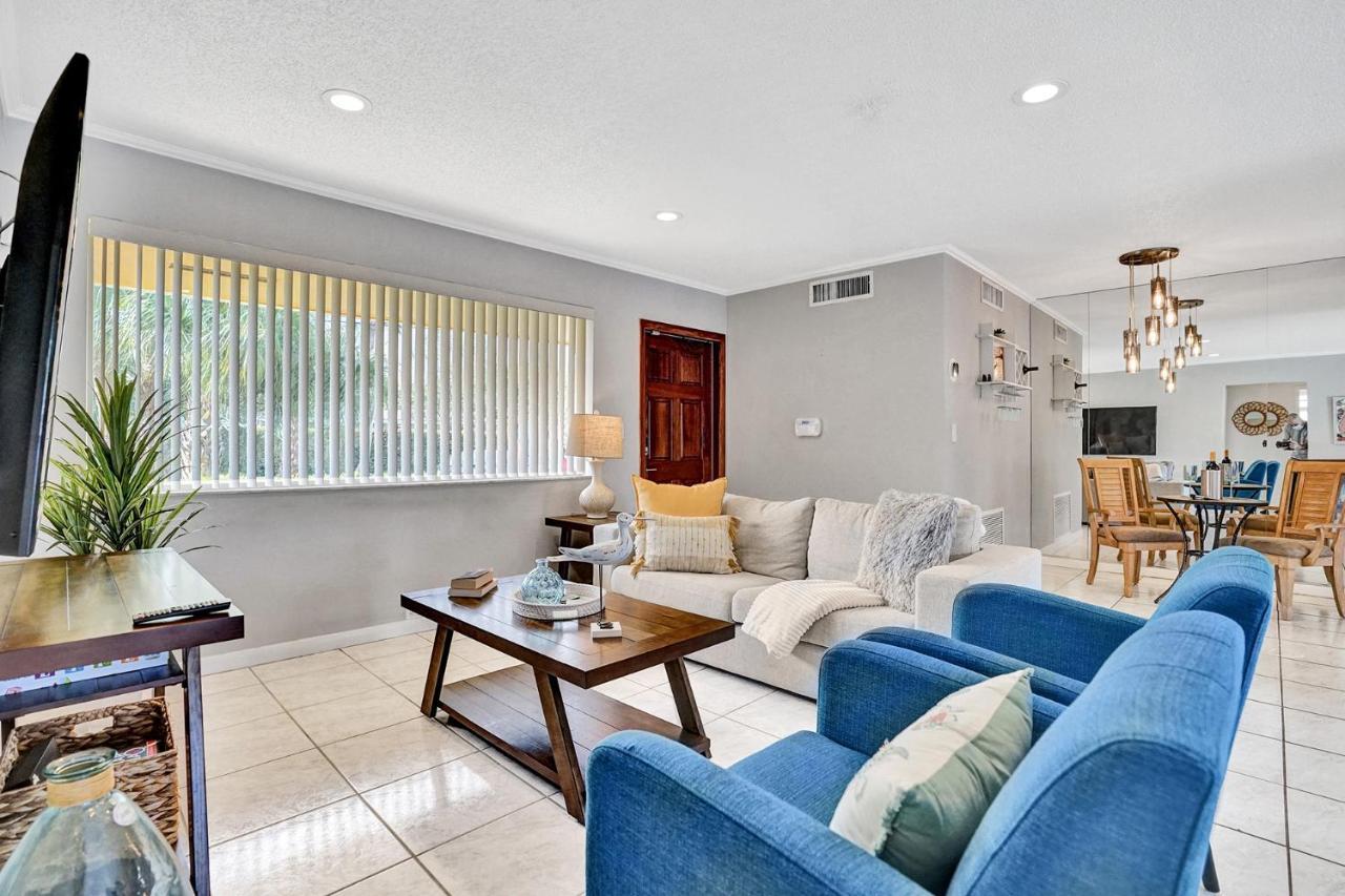 New! Waterfront Heated Pool & Jacuzzi 2 Mi To Beach - Fishing Pier Relaxing Spa & Hammock Fort Lauderdale Dış mekan fotoğraf